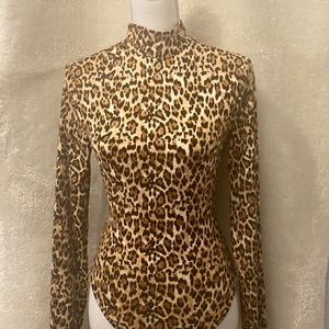 Leper bodysuit turtleneck